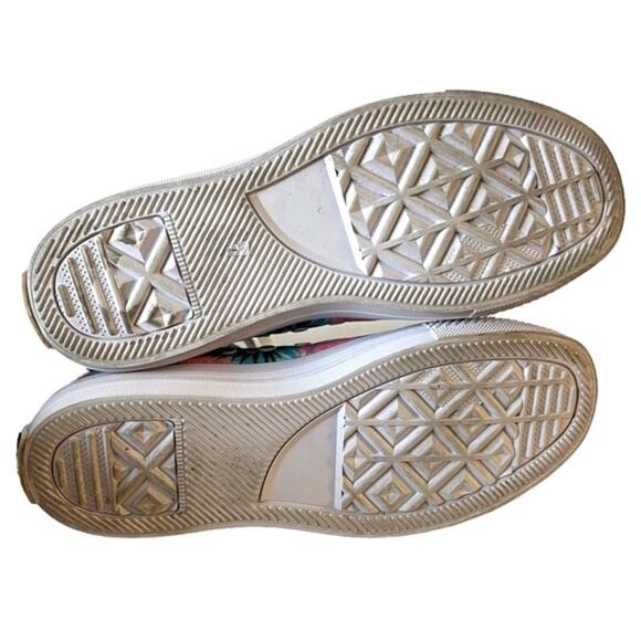 RAAD Shop Flamingo Print Lace Up High tops Sneakers Women Size 9 - Picture 11 of 13